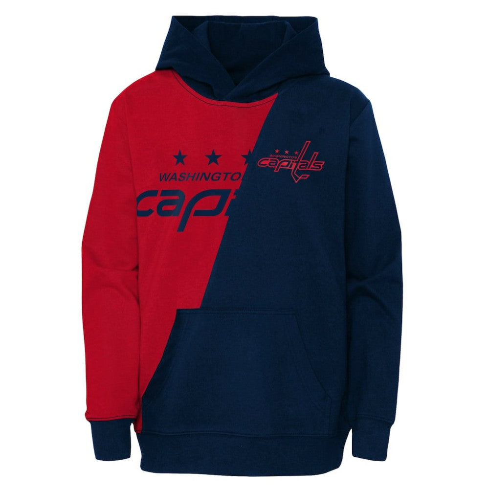 Washington Capitals Preschool Unrivaled Pullover Hoodie - Red/Navy Hoodies