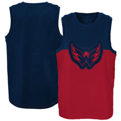 Washington Capitals Youth Revitalize Tank Top - Red/Navy Tank Top
