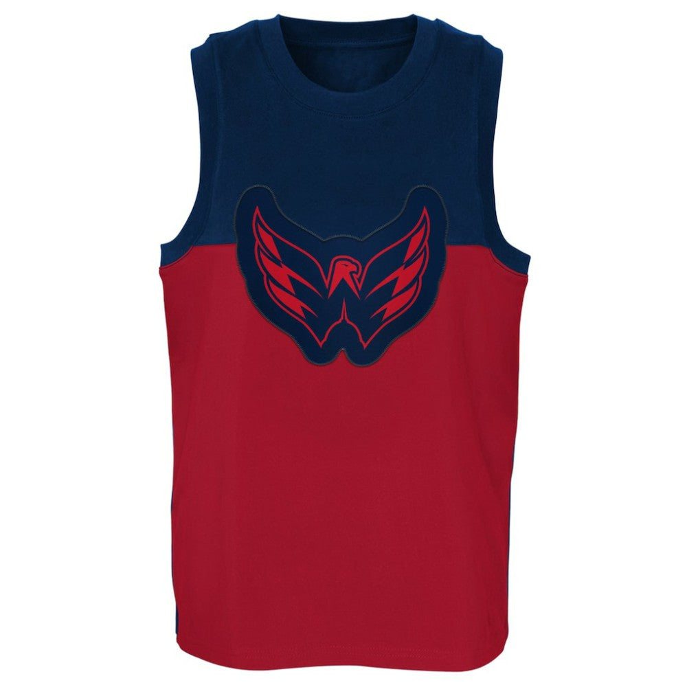Washington Capitals Youth Revitalize Tank Top - Red/Navy Tank Top