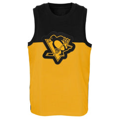 Pittsburgh Penguins Youth Revitalize Tank Top - Gold/Black Tank Top