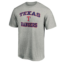 Texas Rangers Heart & Soul T-Shirt Heather Gray
