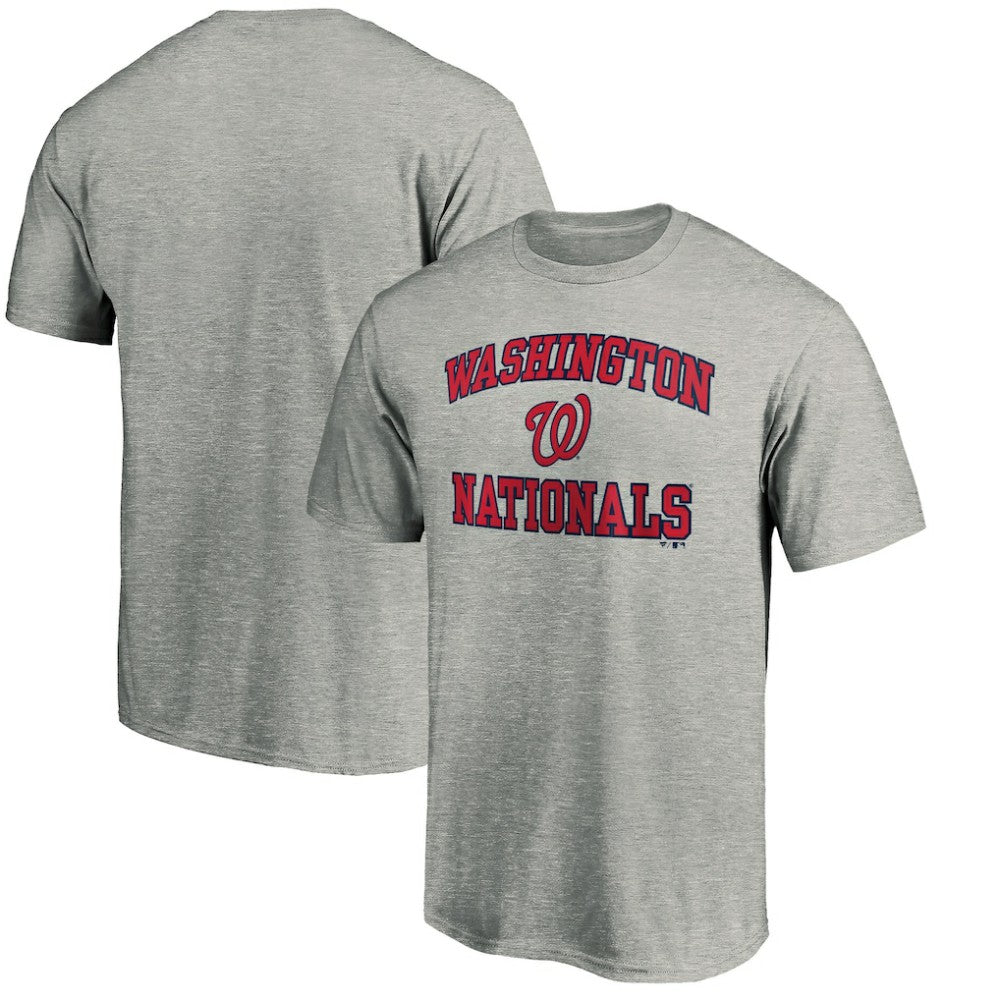 Washington Nationals Heart & Soul T-Shirt Heather Gray