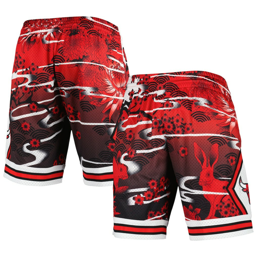 Chicago Bulls Lunar New Year Swingman Shorts - Red shop