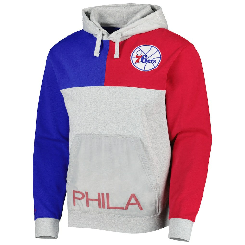 Philadelphia 76ers Tie-Breaker Pullover Hoodie sale - Heather Gray discount