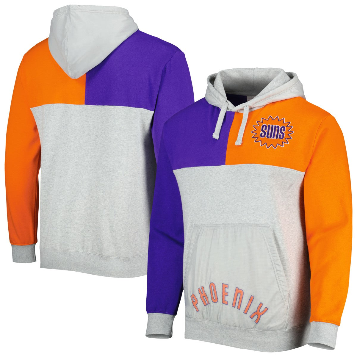 Phoenix Suns Tie-Breaker Pullover Hoodie - Heather Gray for sale
