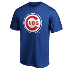 Chicago Cubs Cooperstown Collection Forbes Team Logo T-Shirt Royal