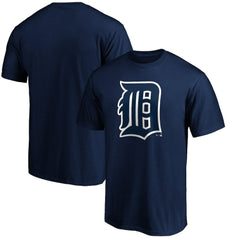 Detroit Tigers Cooperstown Collection Forbes Team Logo T-Shirt Navy
