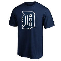 Detroit Tigers Cooperstown Collection Forbes Team Logo T-Shirt Navy