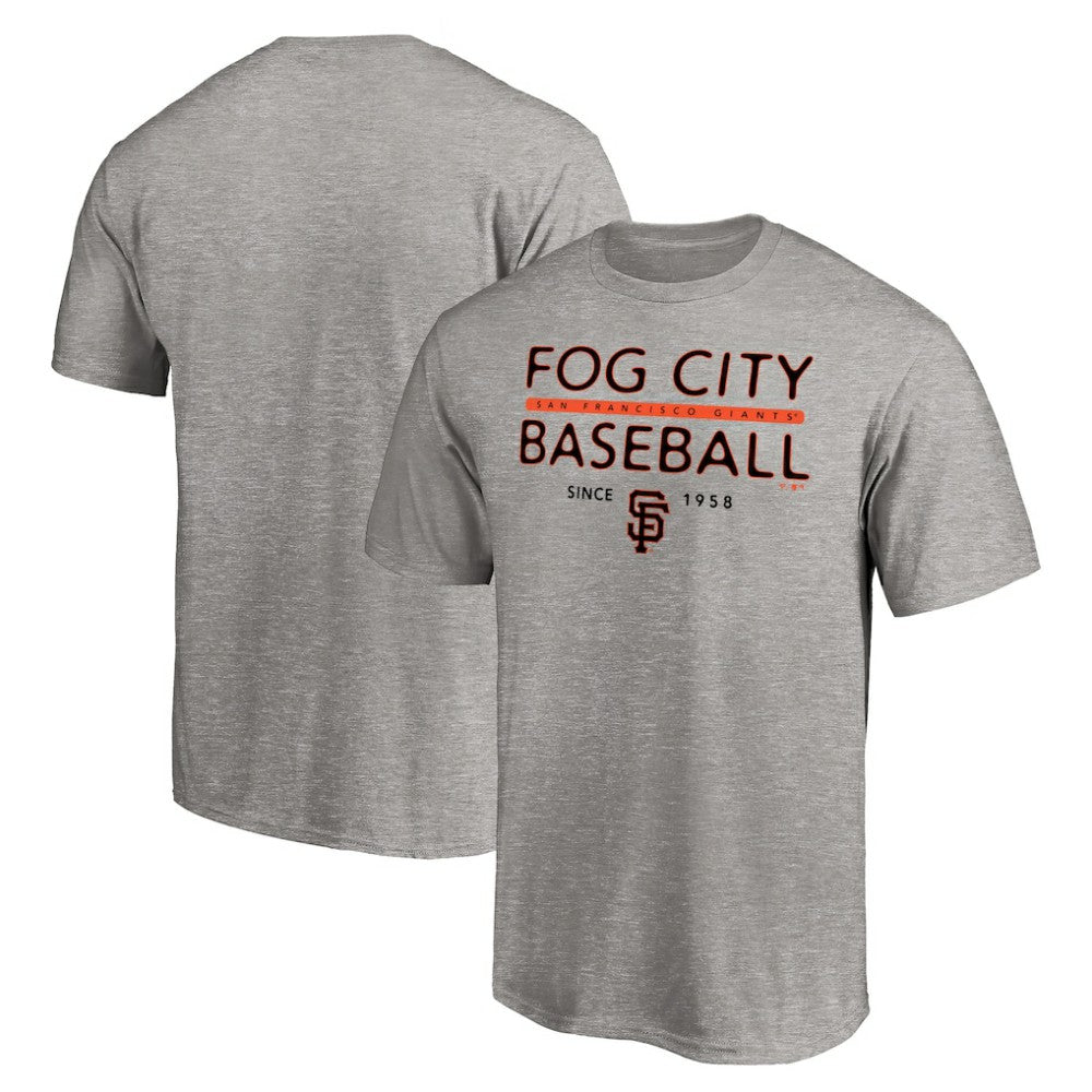 San Francisco Giants Fog City Baseball T-Shirt Heather Gray