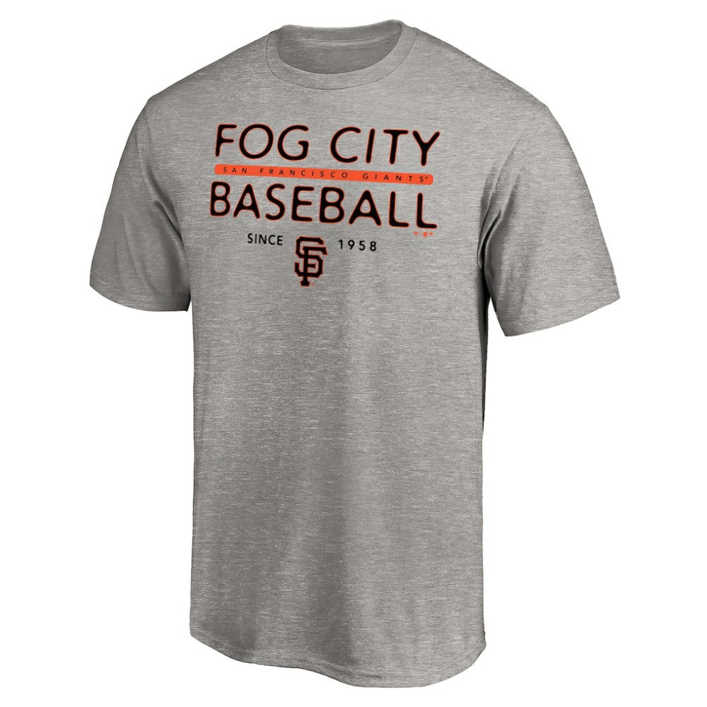 San Francisco Giants Fog City Baseball T-Shirt Heather Gray