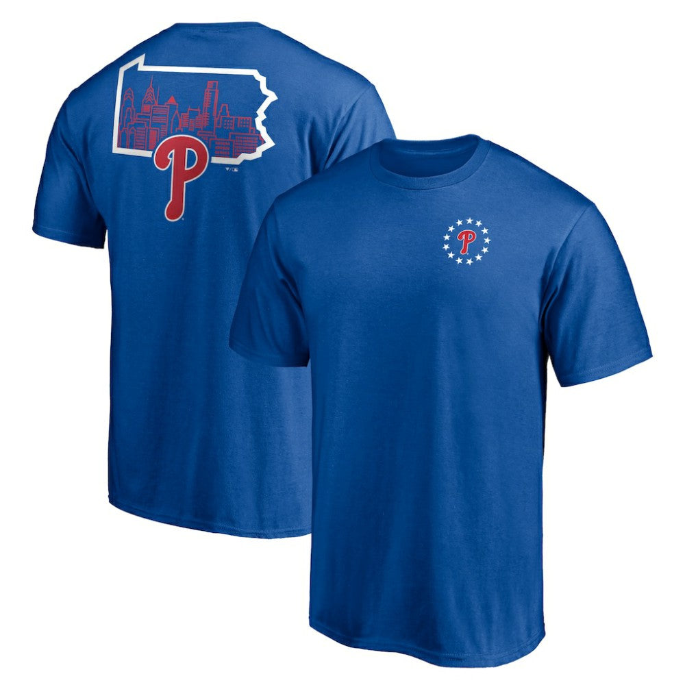 Philadelphia Phillies Philly State T-Shirt Royal