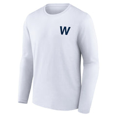 Chicago Cubs Fly the W Long Sleeve T-Shirt White