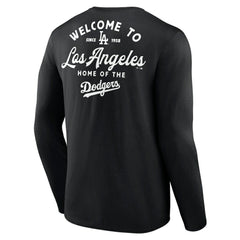Los Angeles Dodgers Long Ball Long Sleeve T-Shirt Black