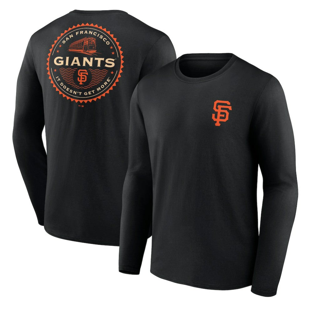 San Francisco Giants SF Seal Long Sleeve T-Shirt Black