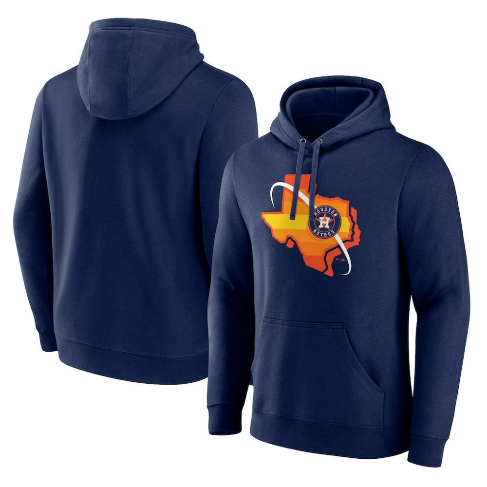 Houston Astros Paint the Black Pullover Hoodie Navy