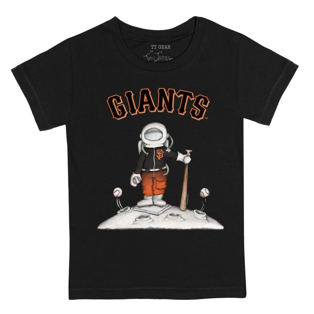 San Francisco Giants Tiny Turnip Youth Astronaut T-Shirt Black