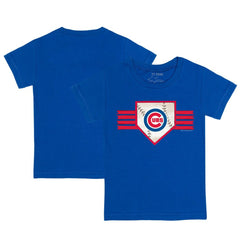 Chicago Cubs Tiny Turnip Youth Base Stripe T-Shirt Royal