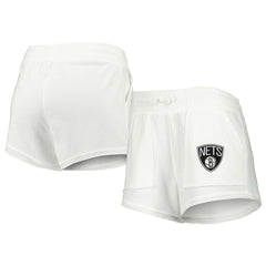 Brooklyn Nets Concepts Sport Women's Sunray Shorts - White on sale