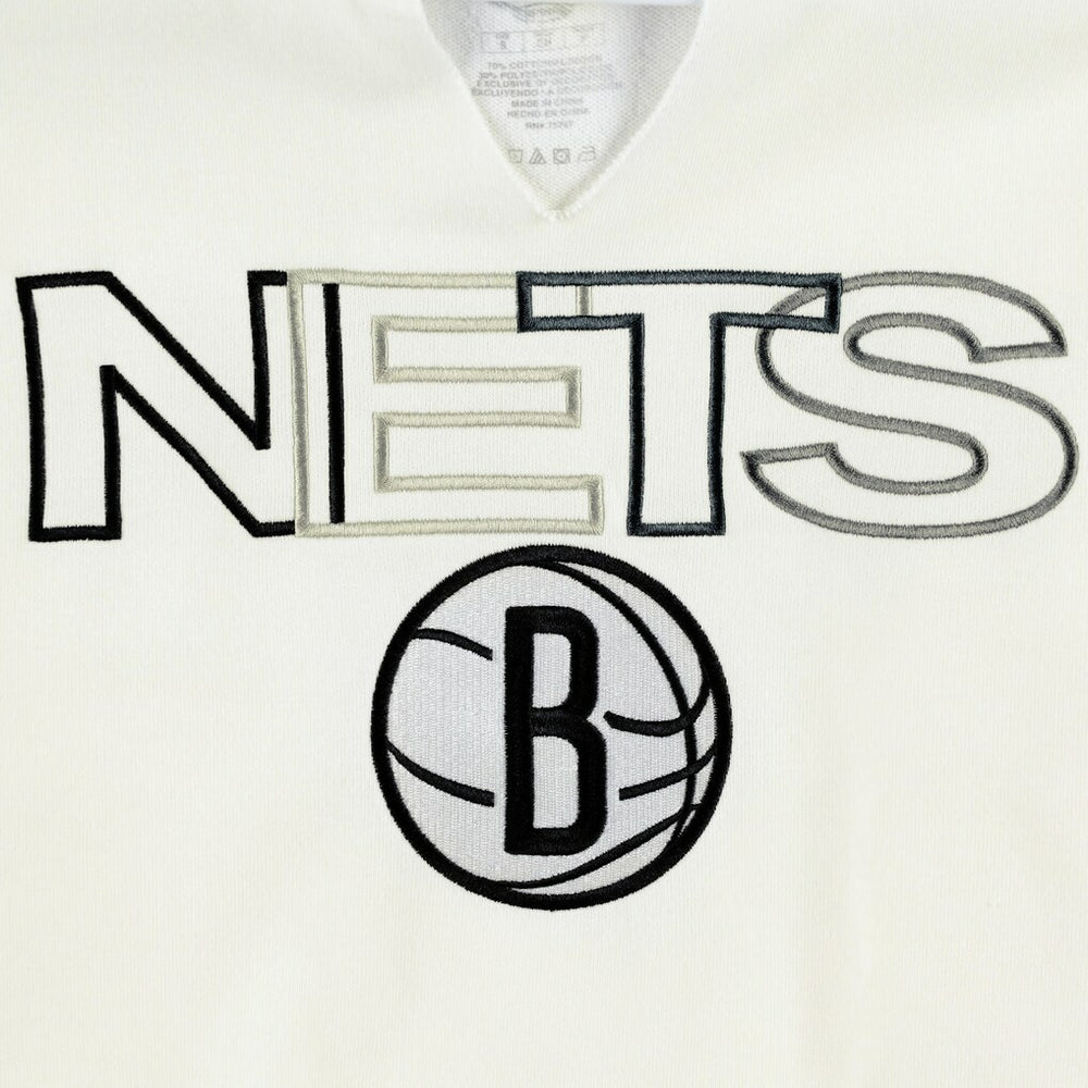 Brooklyn Nets Concepts Sport Women's Sunray Notch Neck Long Sleeve Top - White discount