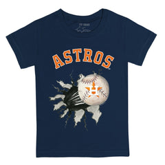 Houston Astros Tiny Turnip Youth Baseball Tear T-Shirt Navy