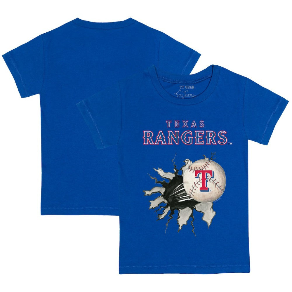 Texas Rangers Tiny Turnip Youth Baseball Tear T-Shirt Royal