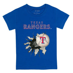 Texas Rangers Tiny Turnip Youth Baseball Tear T-Shirt Royal