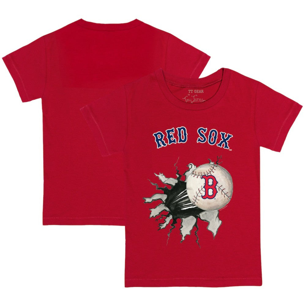 Boston Red Sox Tiny Turnip Youth Baseball Tear T-Shirt Red