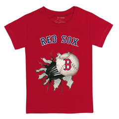 Boston Red Sox Tiny Turnip Youth Baseball Tear T-Shirt Red