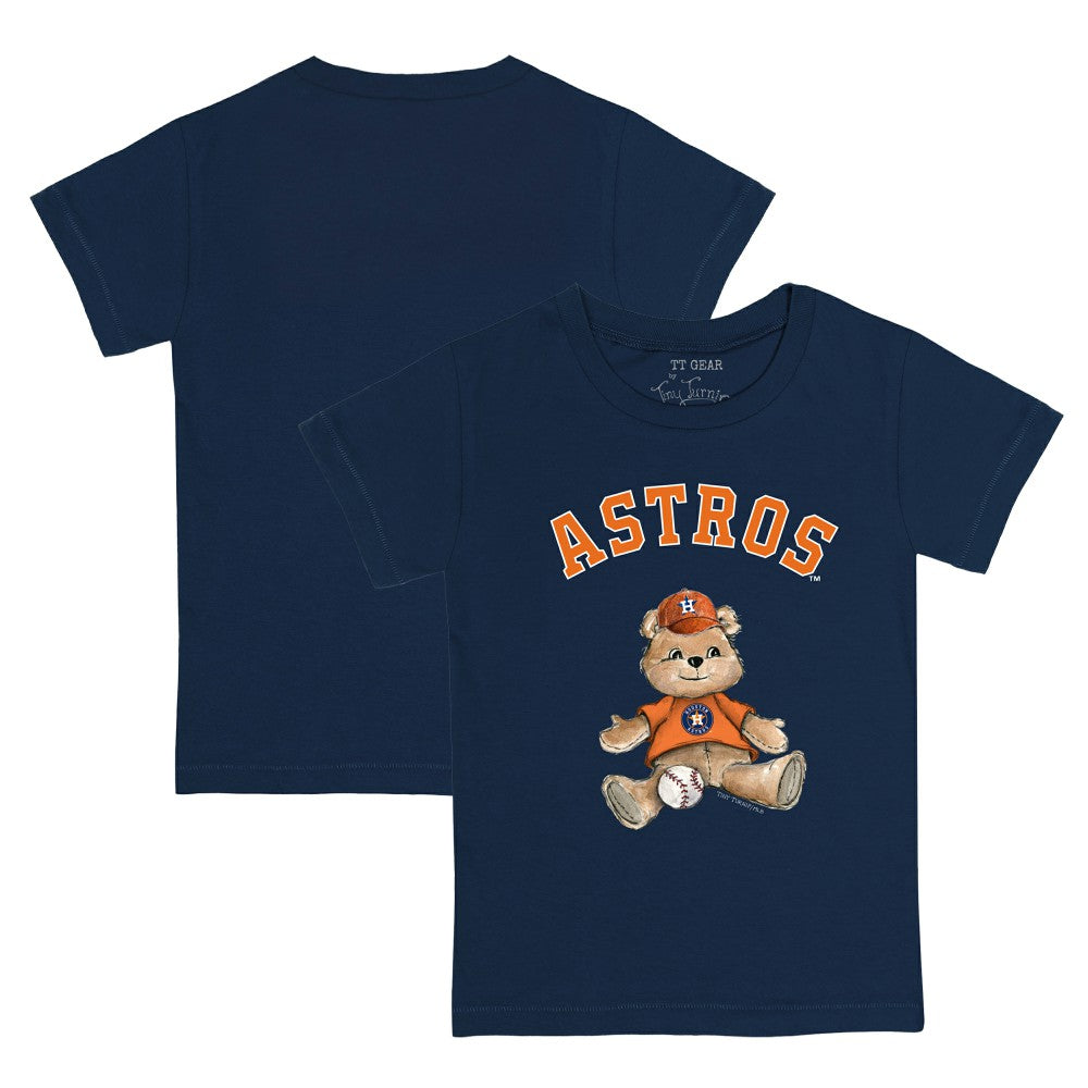 Houston Astros Tiny Turnip Youth Teddy Boy T-Shirt Navy