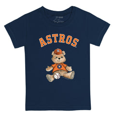 Houston Astros Tiny Turnip Youth Teddy Boy T-Shirt Navy