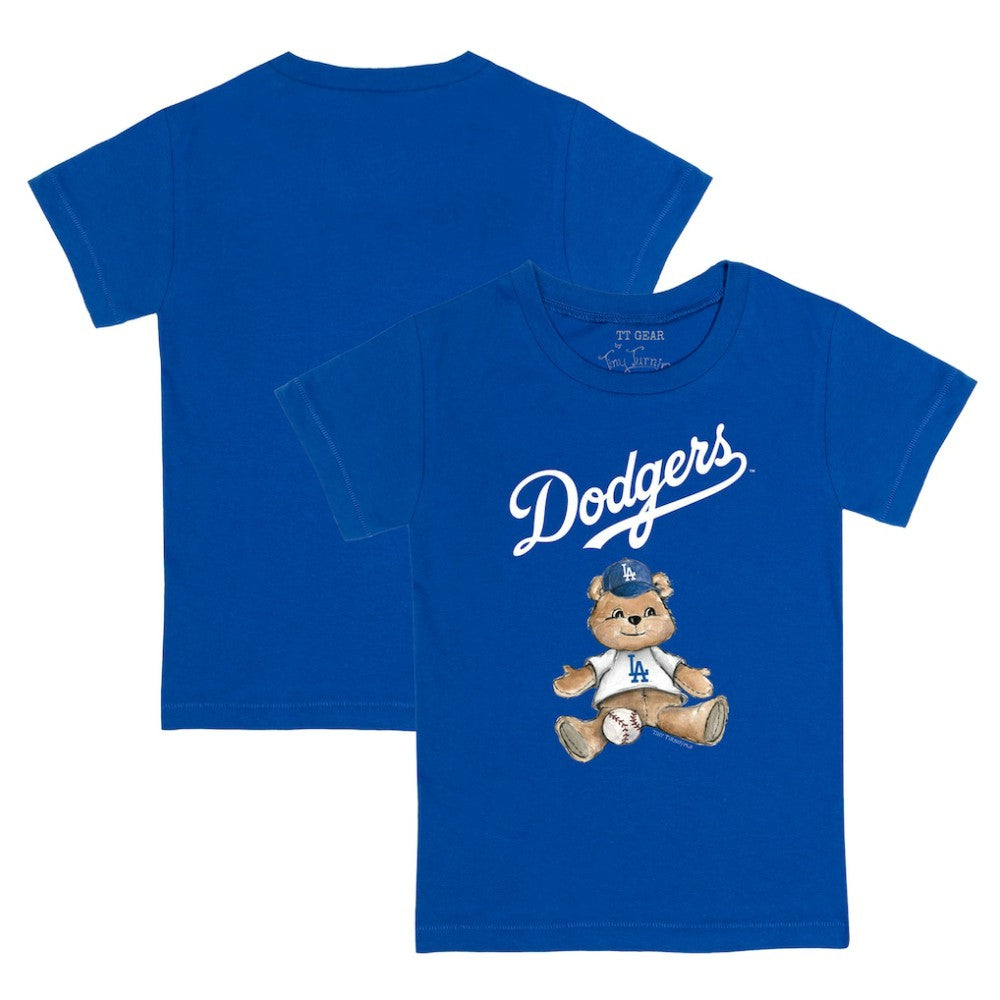 Los Angeles Dodgers Tiny Turnip Youth Teddy Boy T-Shirt Royal