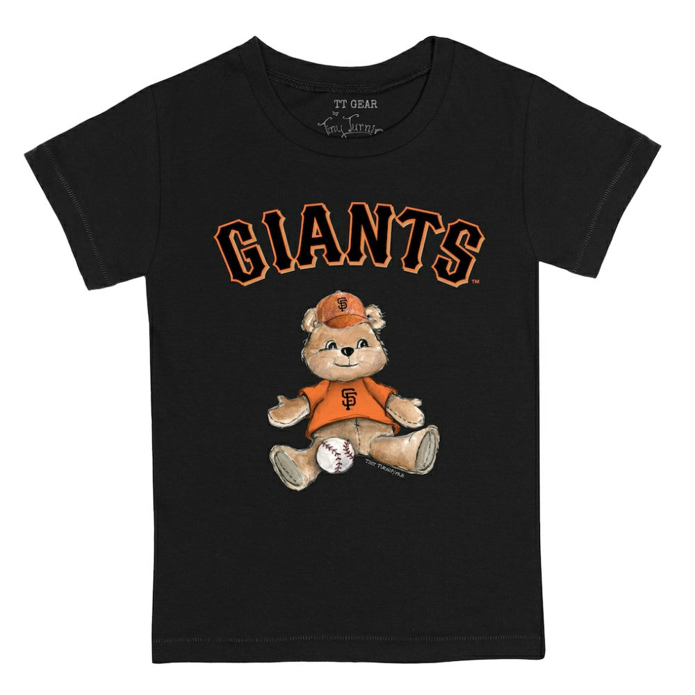 San Francisco Giants Tiny Turnip Youth Teddy Boy T-Shirt Black