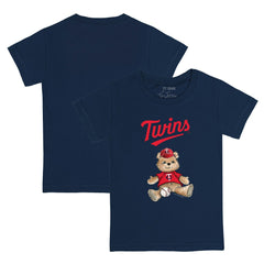 Minnesota Twins Tiny Turnip Youth Teddy Boy T-Shirt Navy