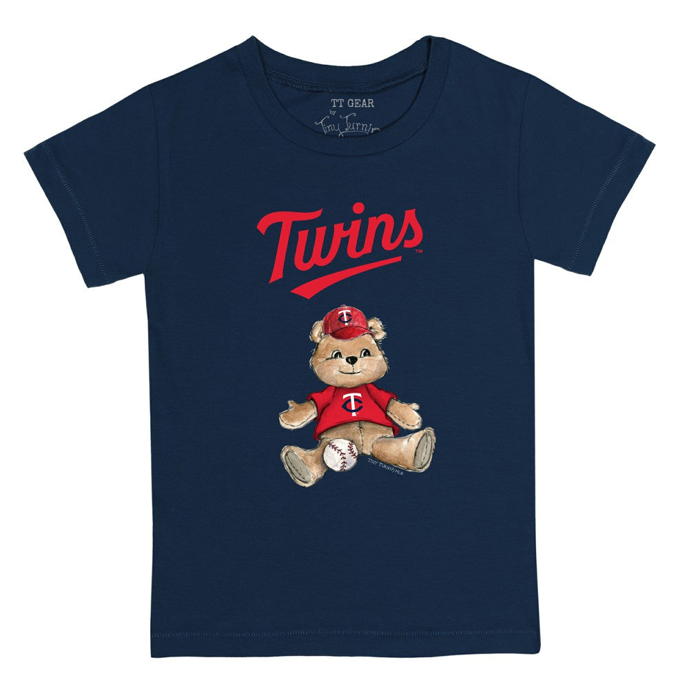 Minnesota Twins Tiny Turnip Youth Teddy Boy T-Shirt Navy