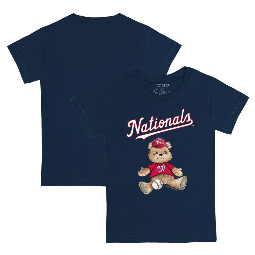 Washington Nationals Tiny Turnip Youth Teddy Boy T-Shirt Navy