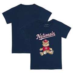 Washington Nationals Tiny Turnip Youth Teddy Boy T-Shirt Navy