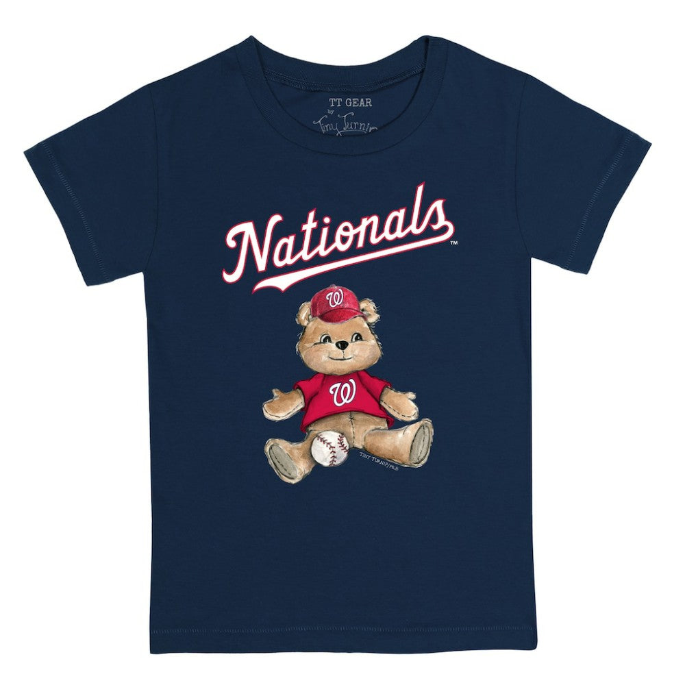 Washington Nationals Tiny Turnip Youth Teddy Boy T-Shirt Navy