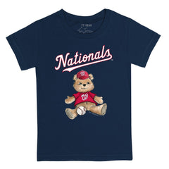 Washington Nationals Tiny Turnip Youth Teddy Boy T-Shirt Navy