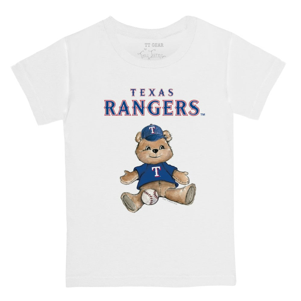 Texas Rangers Tiny Turnip Youth Teddy Boy T-Shirt White
