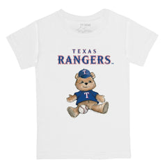 Texas Rangers Tiny Turnip Youth Teddy Boy T-Shirt White