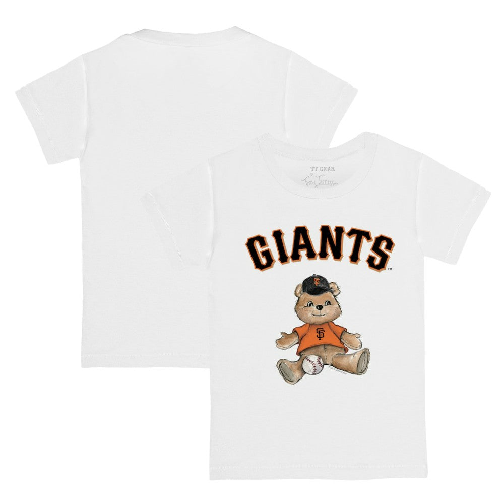 San Francisco Giants Tiny Turnip Youth Teddy Boy T-Shirt White
