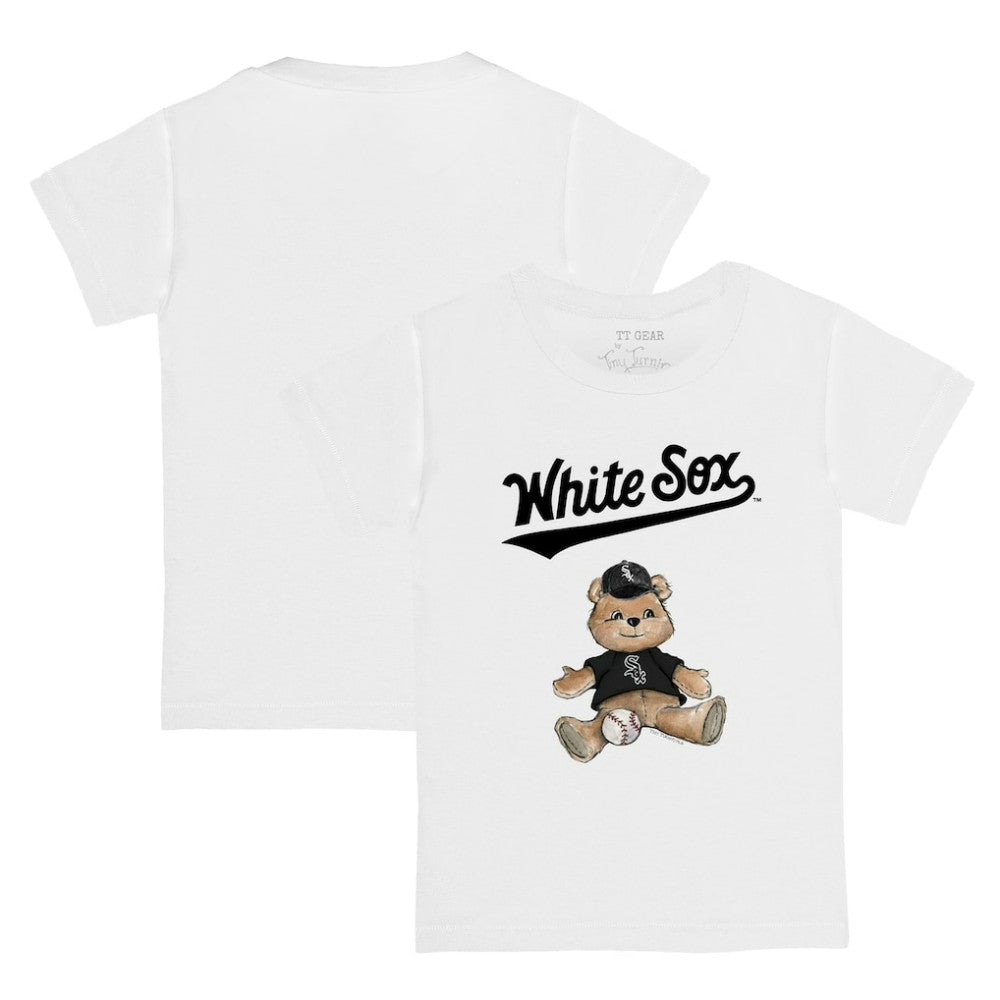 Chicago White Sox Tiny Turnip Youth Teddy Boy T-Shirt White