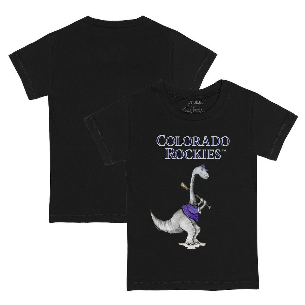 Colorado Rockies Tiny Turnip Youth Bronto T-Shirt Black