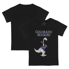 Colorado Rockies Tiny Turnip Youth Bronto T-Shirt Black