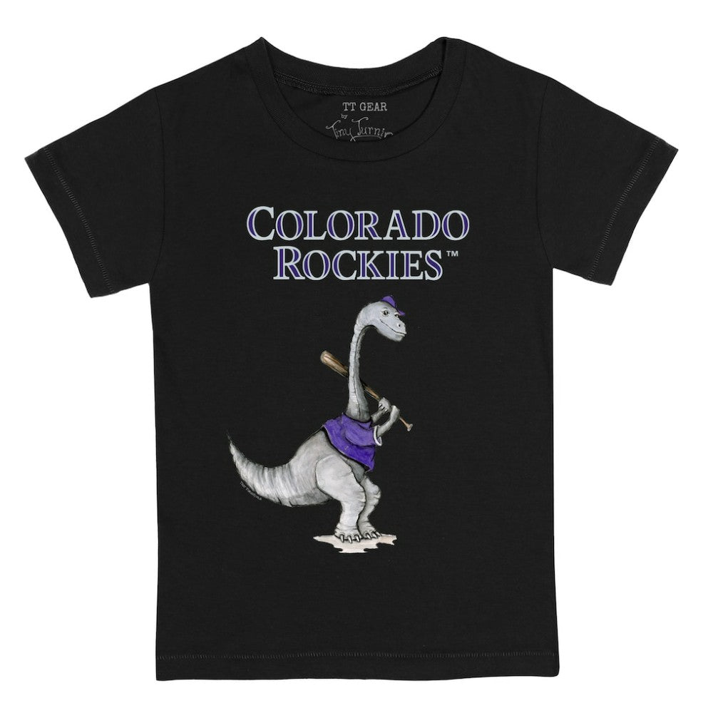 Colorado Rockies Tiny Turnip Youth Bronto T-Shirt Black