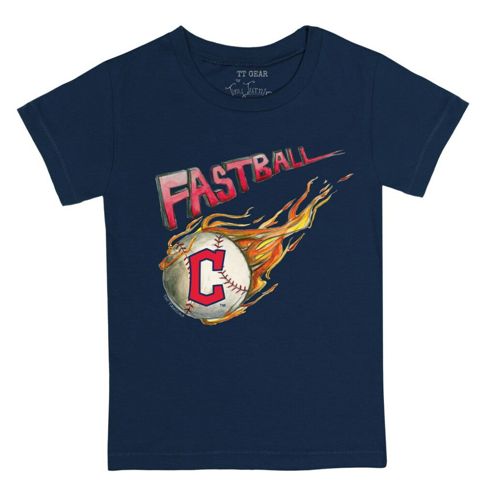 Cleveland Guardians Tiny Turnip Youth Fastball T-Shirt Navy