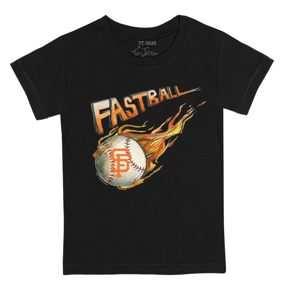 San Francisco Giants Tiny Turnip Youth Fastball T-Shirt Black