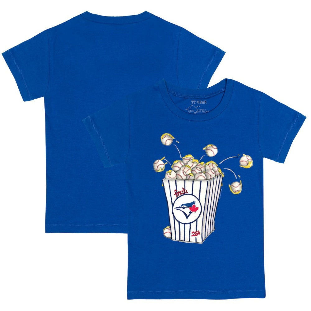 Toronto Blue Jays Tiny Turnip Youth Popcorn T-Shirt Royal