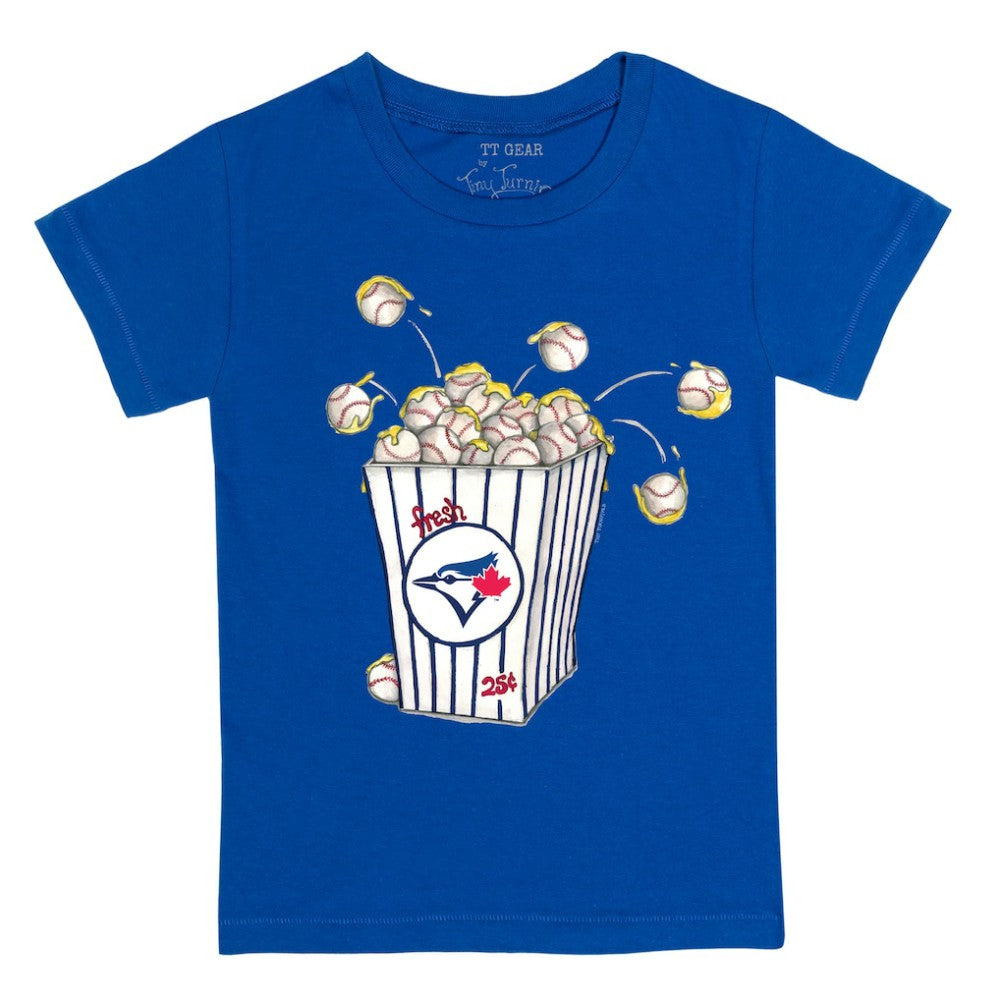 Toronto Blue Jays Tiny Turnip Youth Popcorn T-Shirt Royal