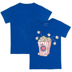 Chicago Cubs Tiny Turnip Youth Popcorn T-Shirt Royal